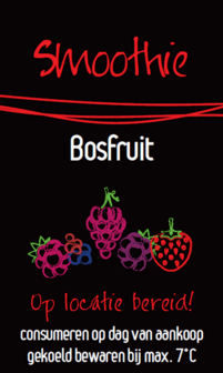 Sticker Smoothie Bosfruit per 30