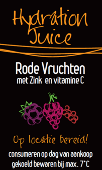 Sticker Fruit Rouge 1+19 Jus d&#039;hydratation par 30