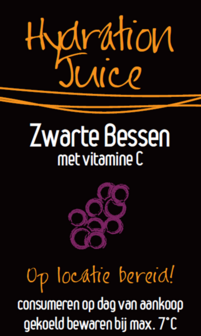 Sticker Zwarte Bessen 1+19 Hydration Juice per 30