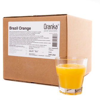 2 x 5 liter Sinaasappel VERS Brazil