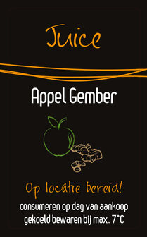 Sticker Pomme Gingembre par 30