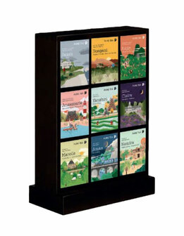 Pyra Pack &amp; Pure Tea - Display - 9 compartments (Black) (per piece)