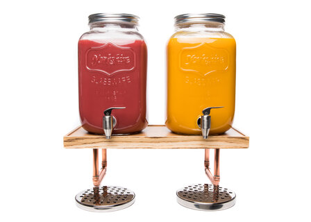 2 x Yorkshire Dispenser 6,8/8L Compleet met 1x Copper Riser Medium