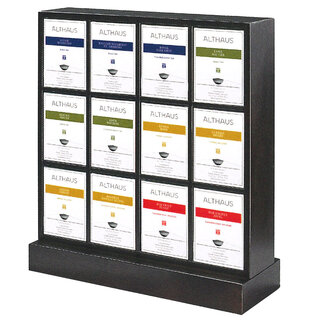 Pyra Pack &amp; Pure Tea Display &ndash; 12 compartimenten (Wenge)