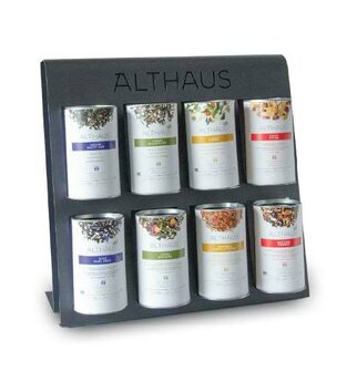 Loose Tea Display for 8 Paper Tins - Metal