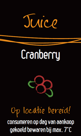 Sticker Cranberry par 30