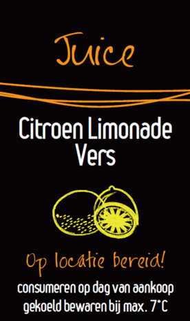 Sticker Citroen Limonade per 30