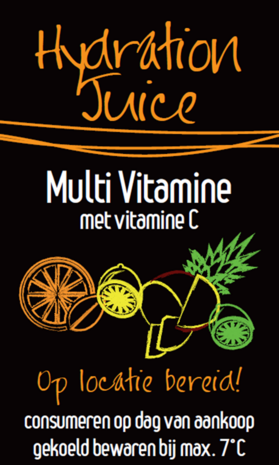 Sticker Multi-Vitamine 1+19 Hydration Juice per 30
