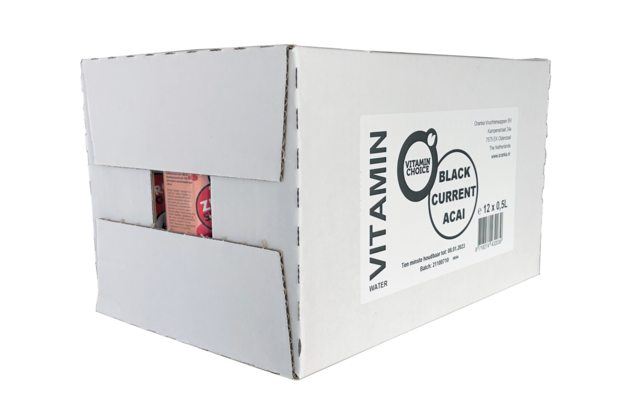 Vitamin Choice Zwarte Bessen + Açai - Zero Sugar (12x500ml)
