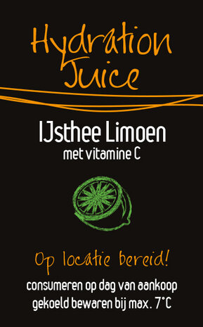 Sticker Thé glacé Citron vert 1+19 Jus d'hydratation par 30