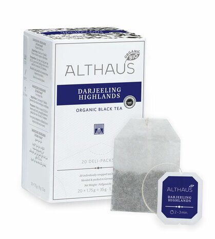 Darjeeling Highlands (12 x 20 bags) NL-BIO-01