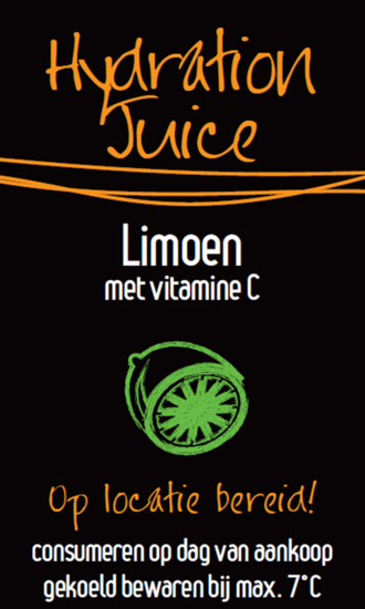 Sticker Limoen 1+19 Hydration Juice per 30