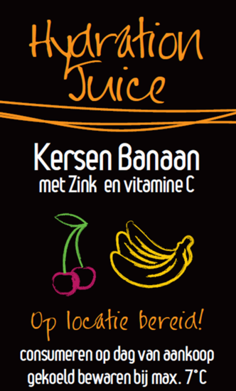 Sticker Kersen Banaan 1+19 Hydration Juice per 30