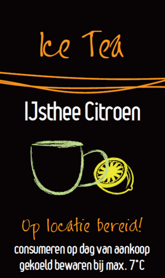 Sticker IJsthee Citroen per 30