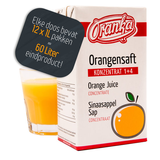 Sinaasappel 1+4 (12x1000ml)