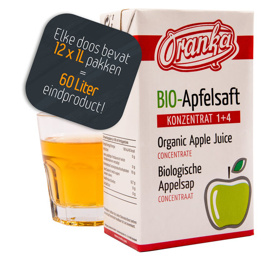 Appel 1+4 Biologisch NL-BIO-01 (12x1000ml)