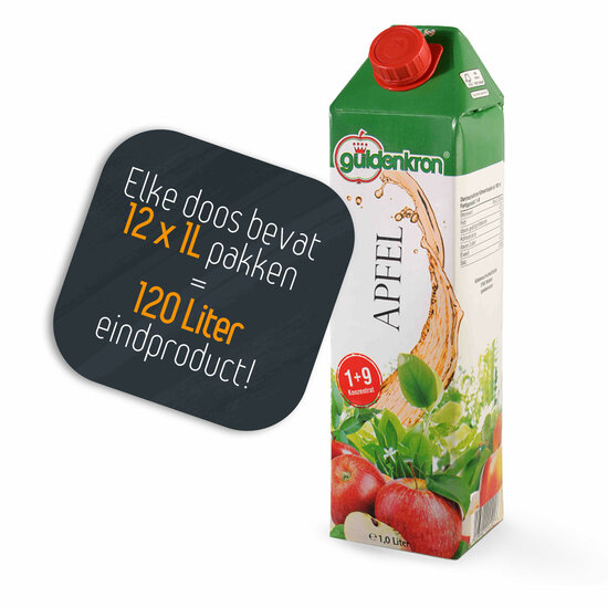 Appel 1+9 (12x1000ml)