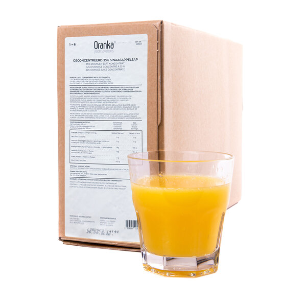 1+6 Orange 35% avec pulpe BIB (5 litres)